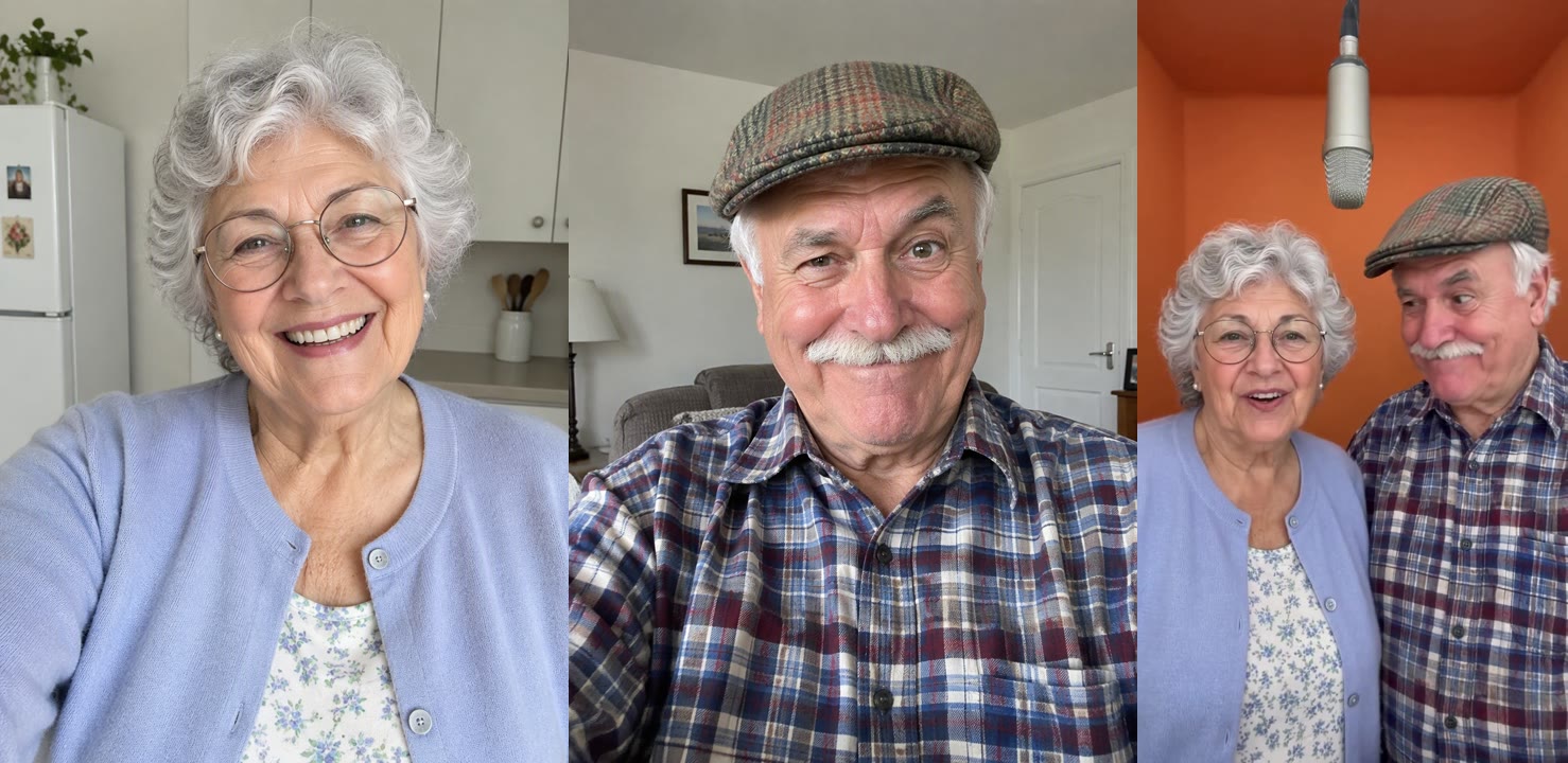 Photos of grandparents turned into a Migos AI rap video