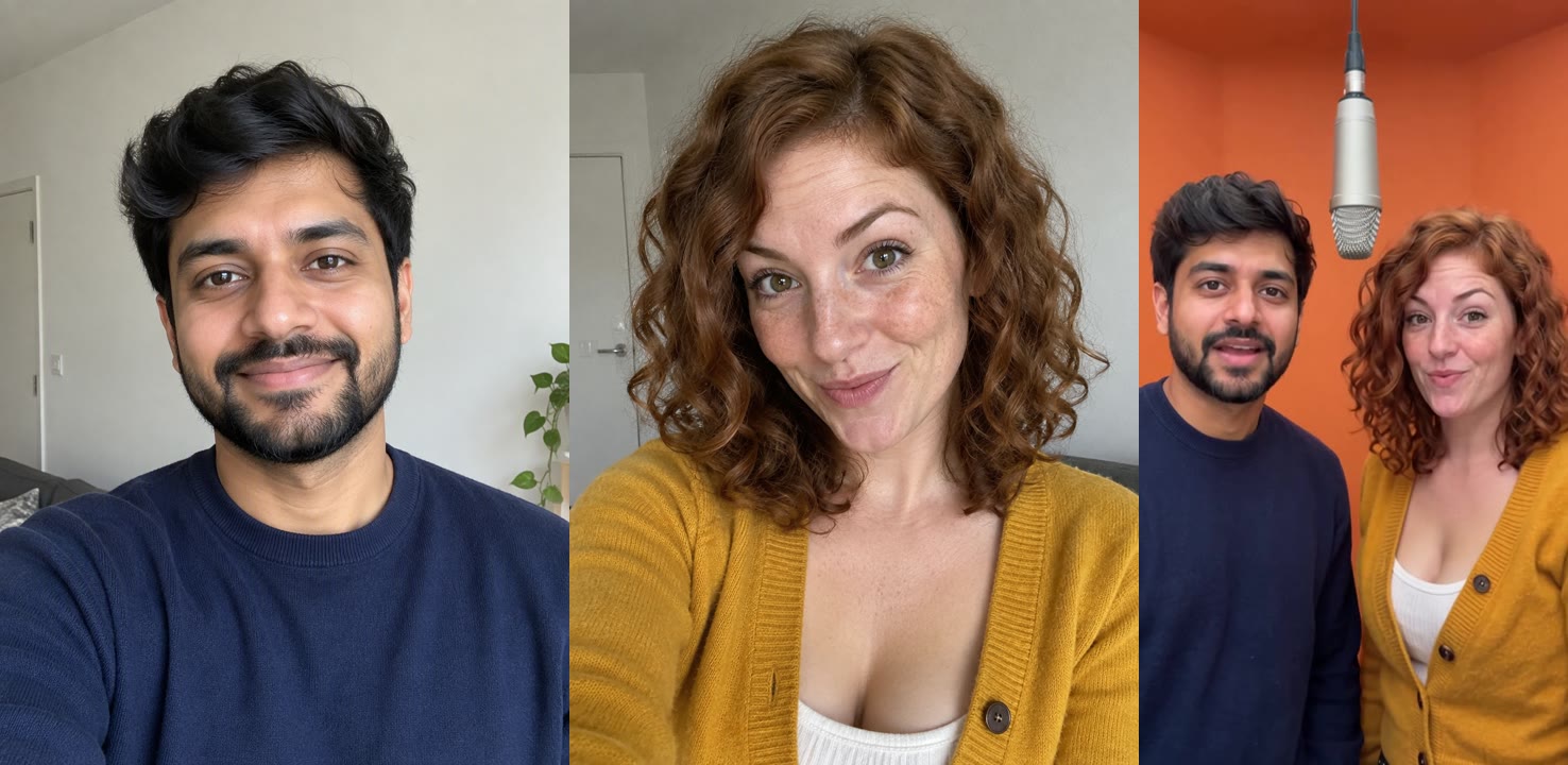 A couple's selfies turned into a Migos AI rap duo video