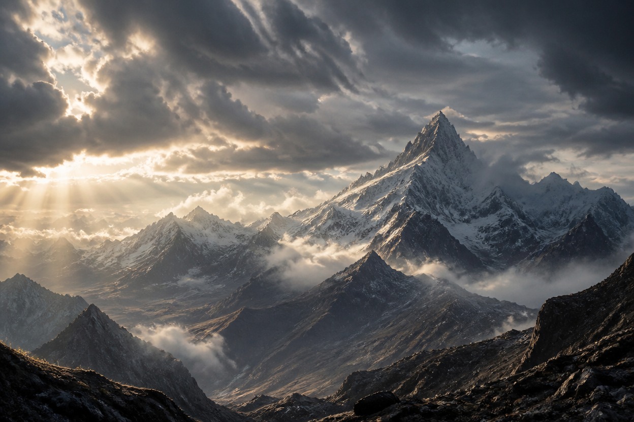 Cinematic storm-lit landscape illustrating Hailuo 2.3 Fast API video generation
