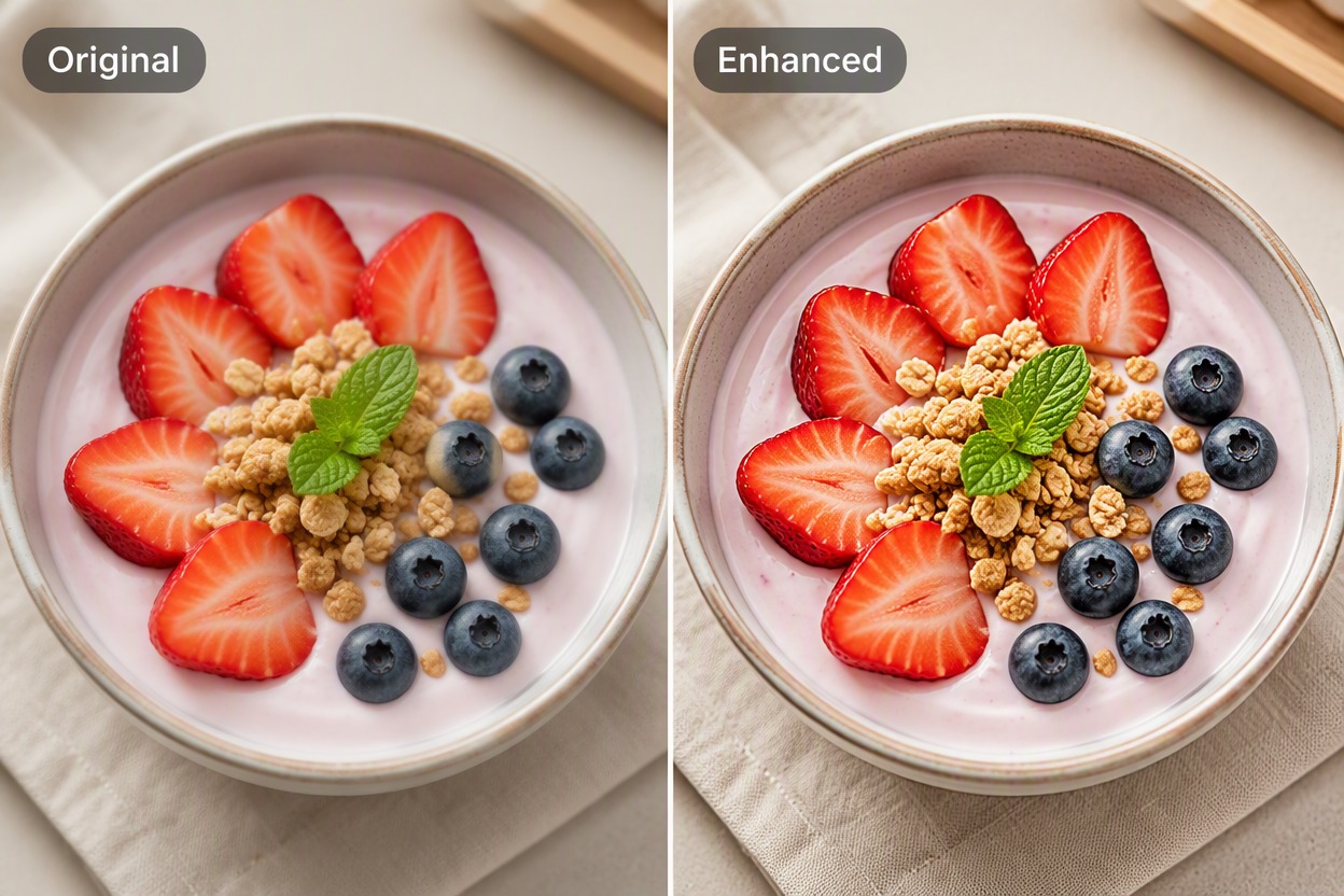 PhotoGrid Image Enhancer product workflow