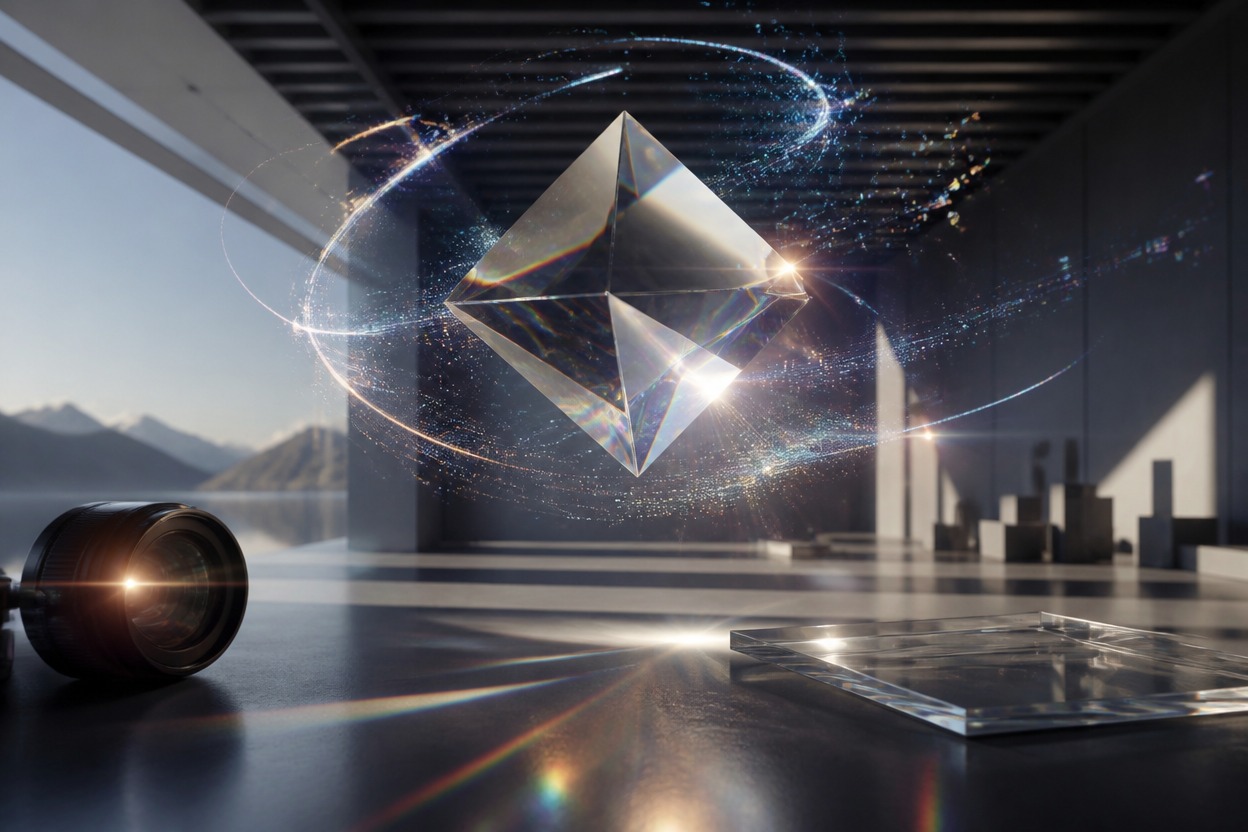 Unbranded creative studio scene representing Qwen Image Edit 2511 API