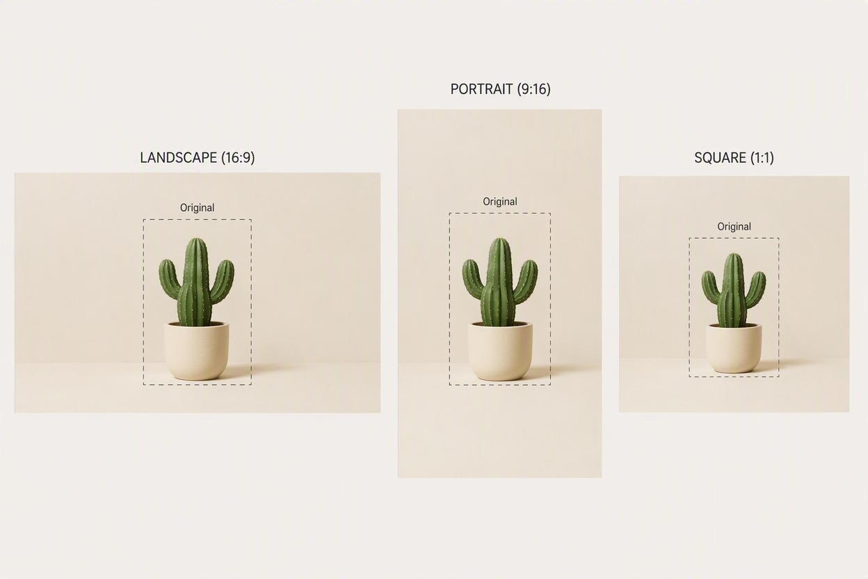 Estensione Immagini AI: adatta una grafica a nuovi layout
