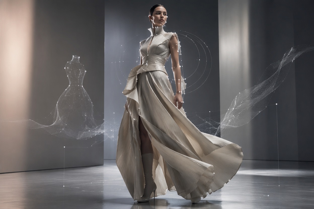 AI Fashion Video Generator visual for develop virtual model concepts