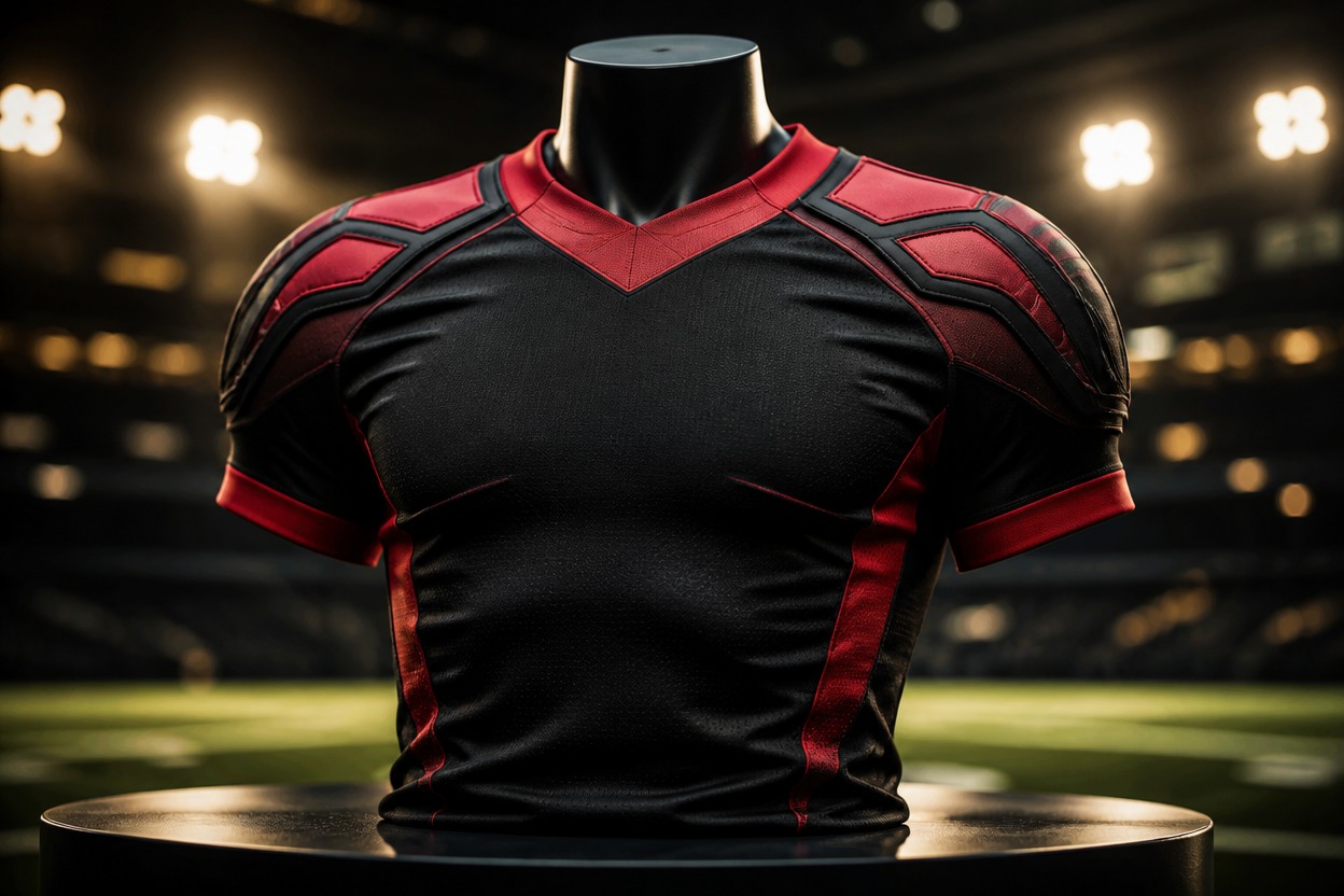 Bold American football uniform concept