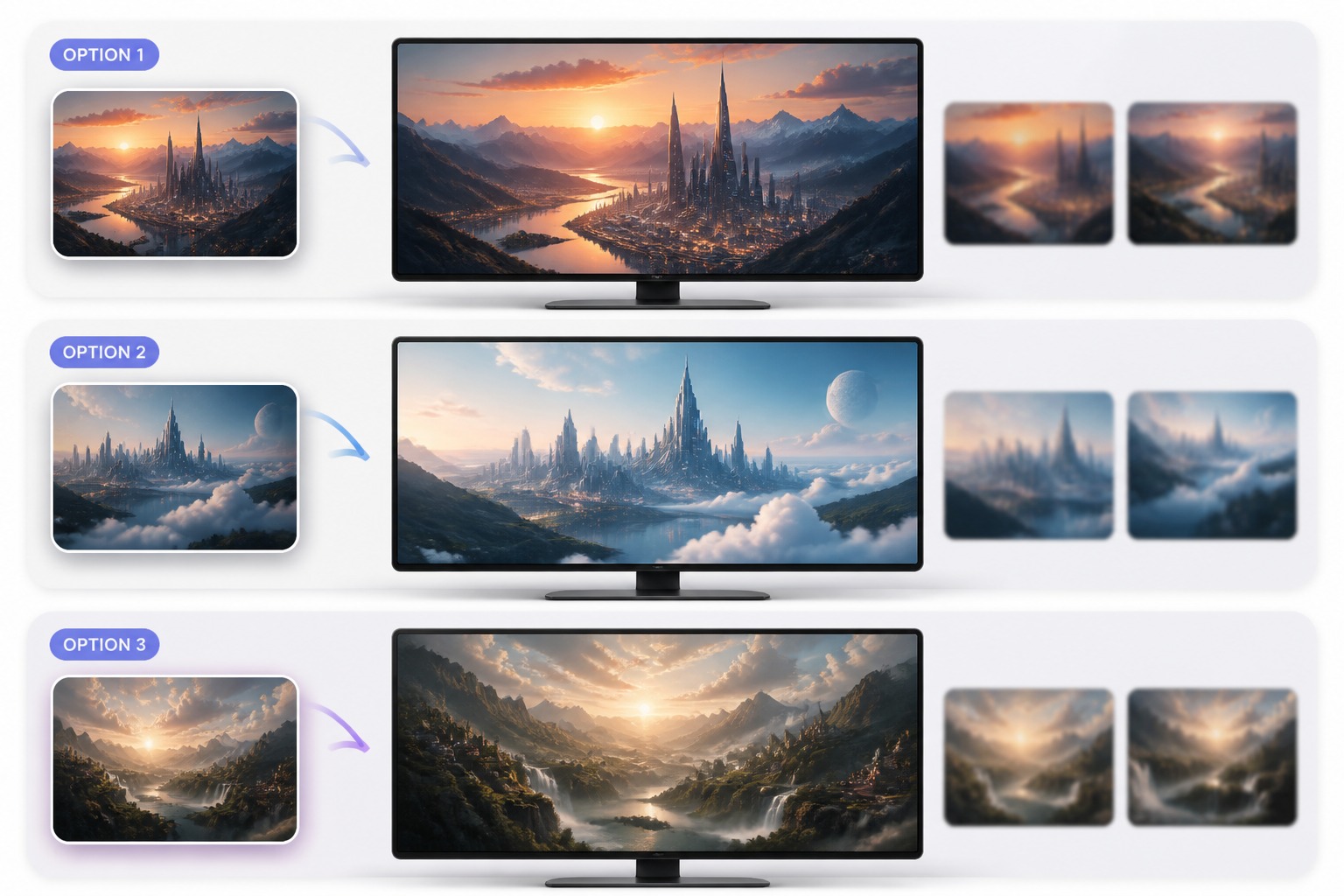 cinematic desktop wallpaper maker result