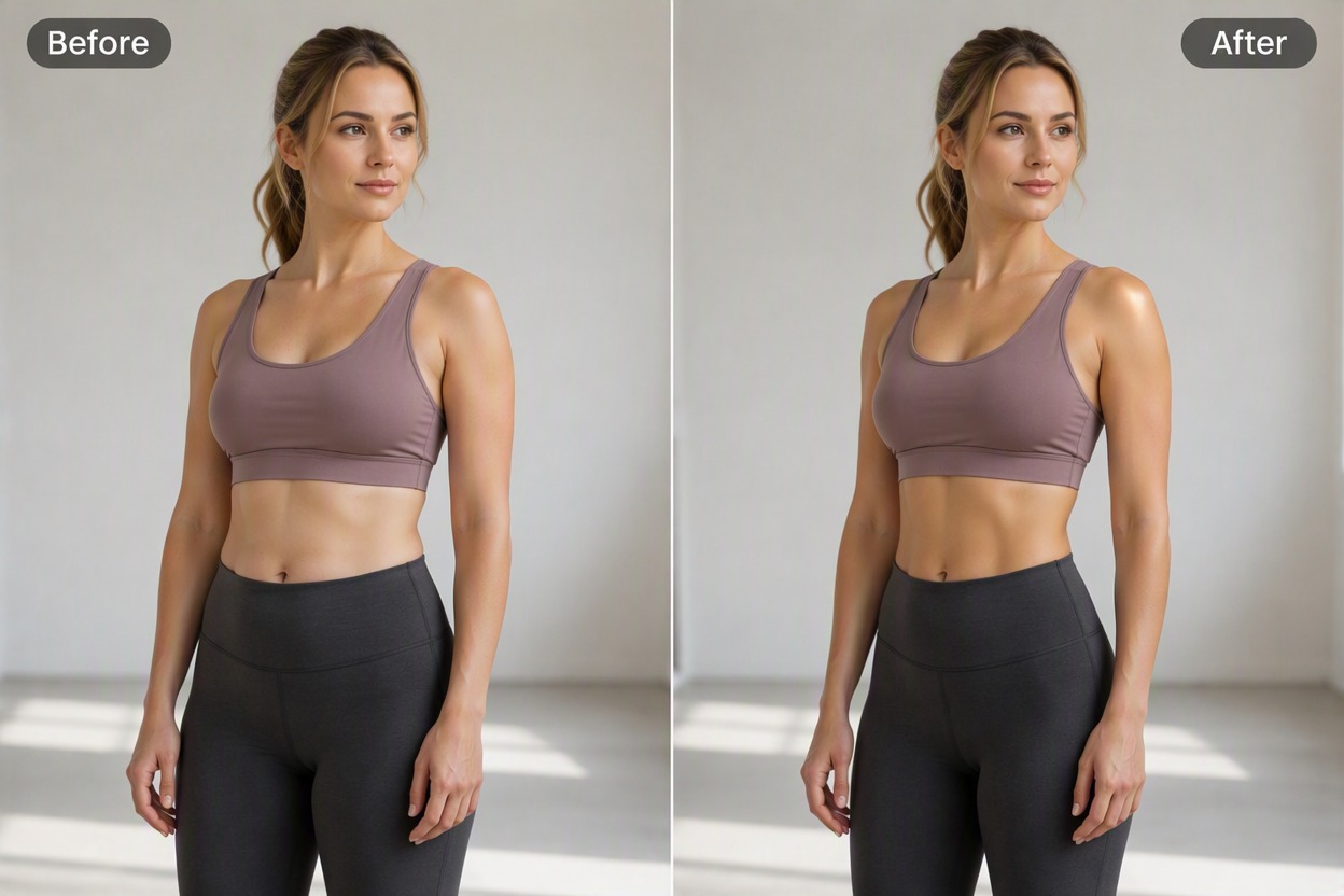 Body Beauty Enhancer example for adjust body shape and proportions