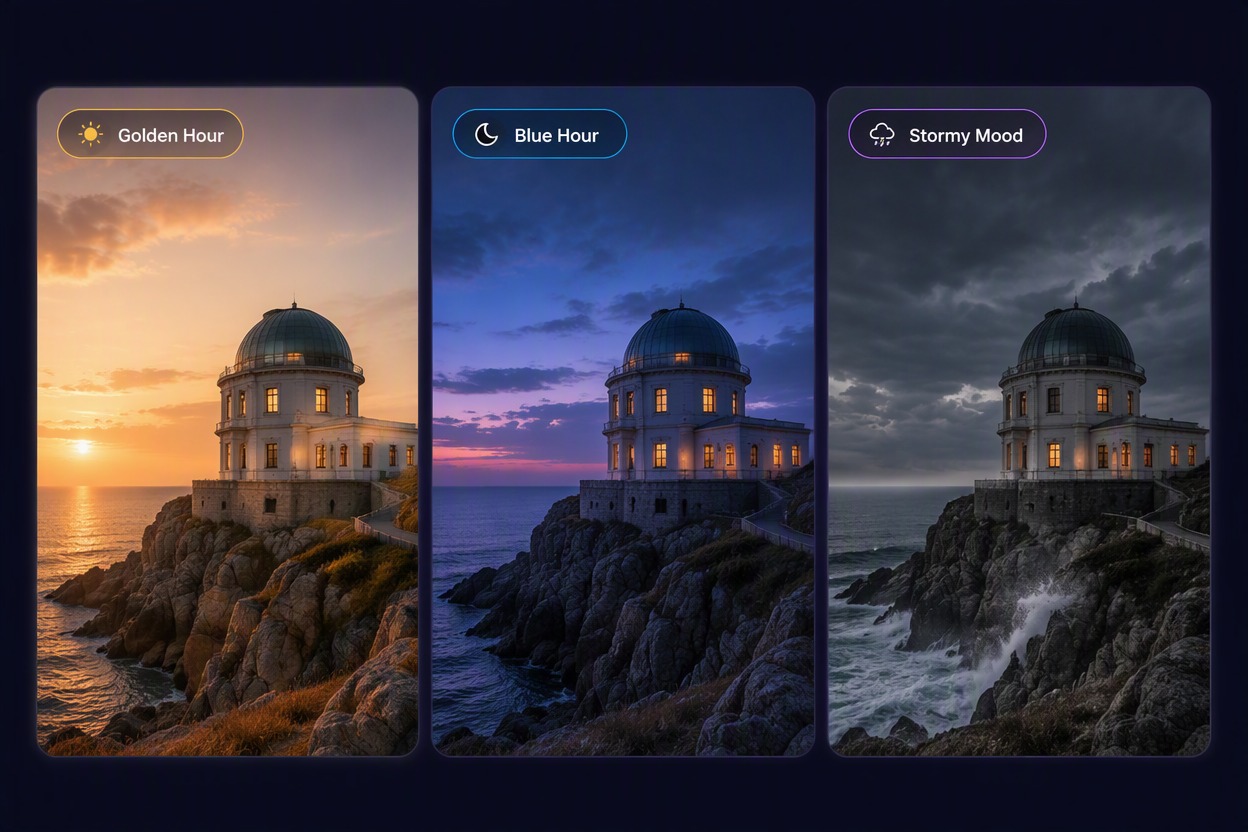 Chat a imagen: compara direcciones creativas alternativas