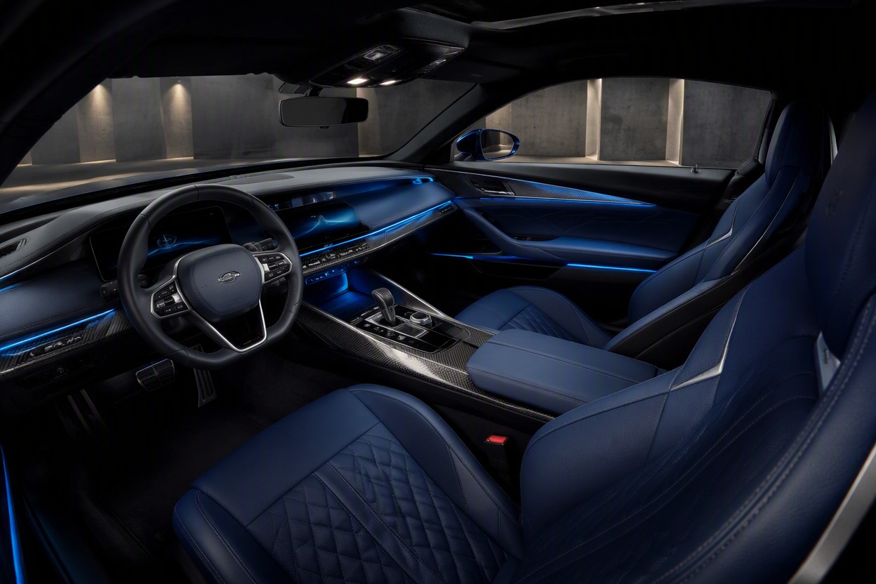 AI Car Generator: imagine a coordinated interior