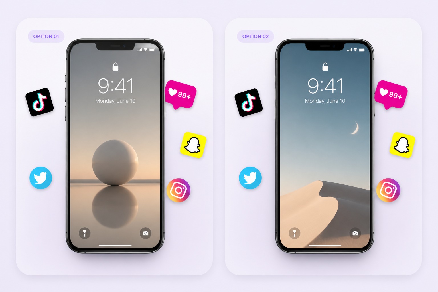 Turn Photos Into Personal Wallpaper example for lock screen maker