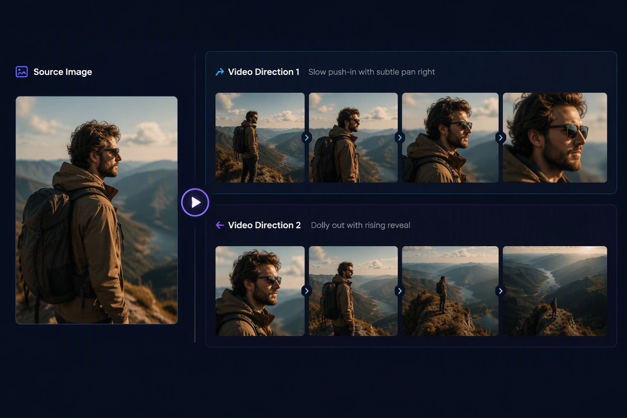 Generatore di video AI gratuito e illimitato: testa più di una direzione di movimento