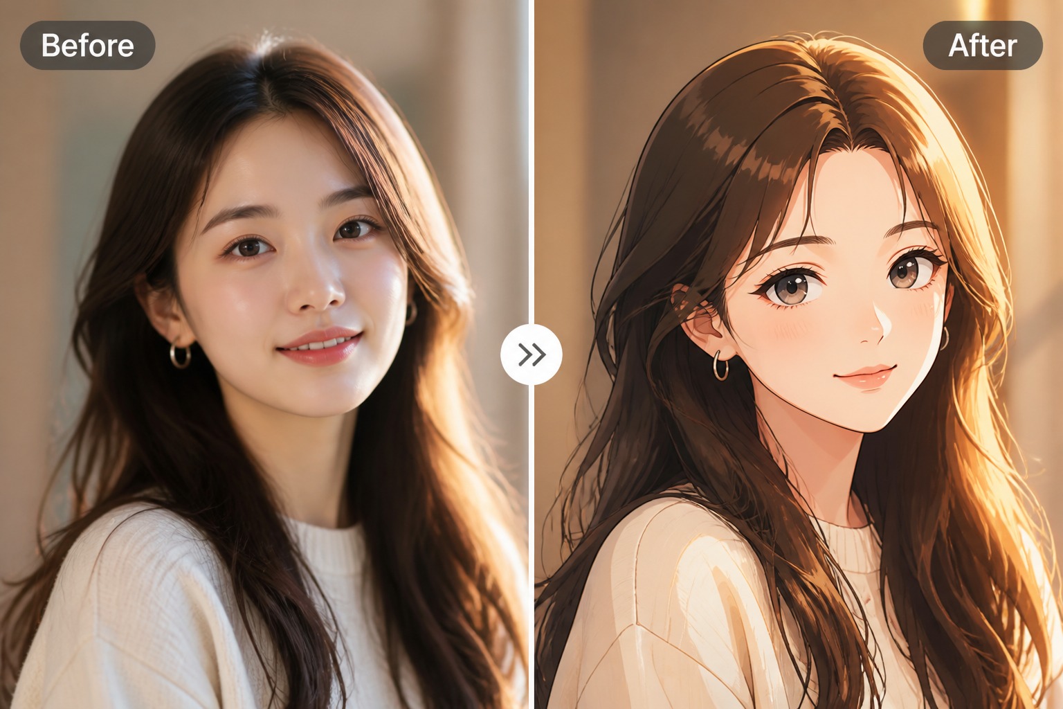 anime face swap hero visual for anime-style face swap images
