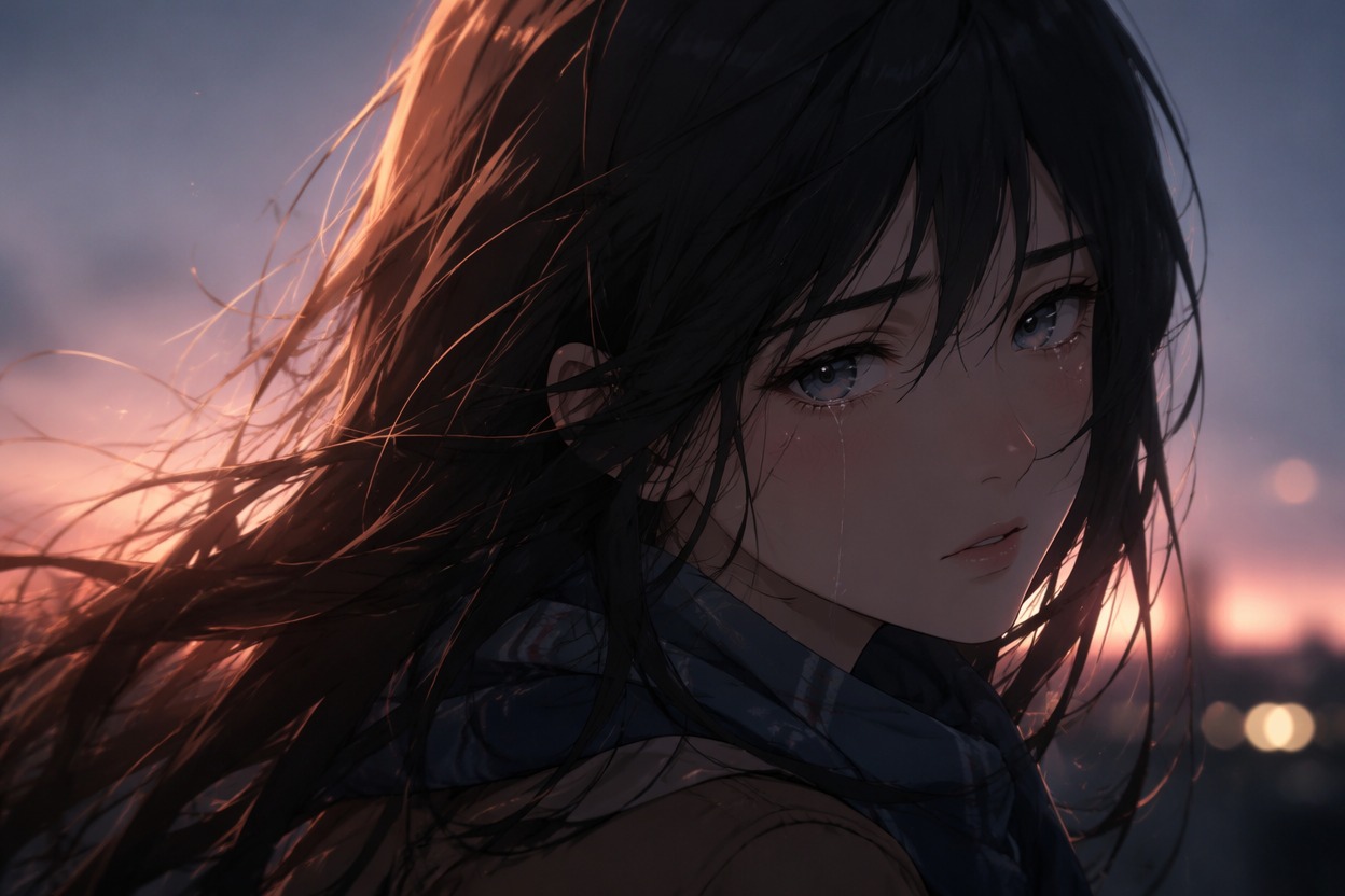 Visualisierung des KI-Anime-Video-Generators zum Erstellen emotionaler Story-Momente