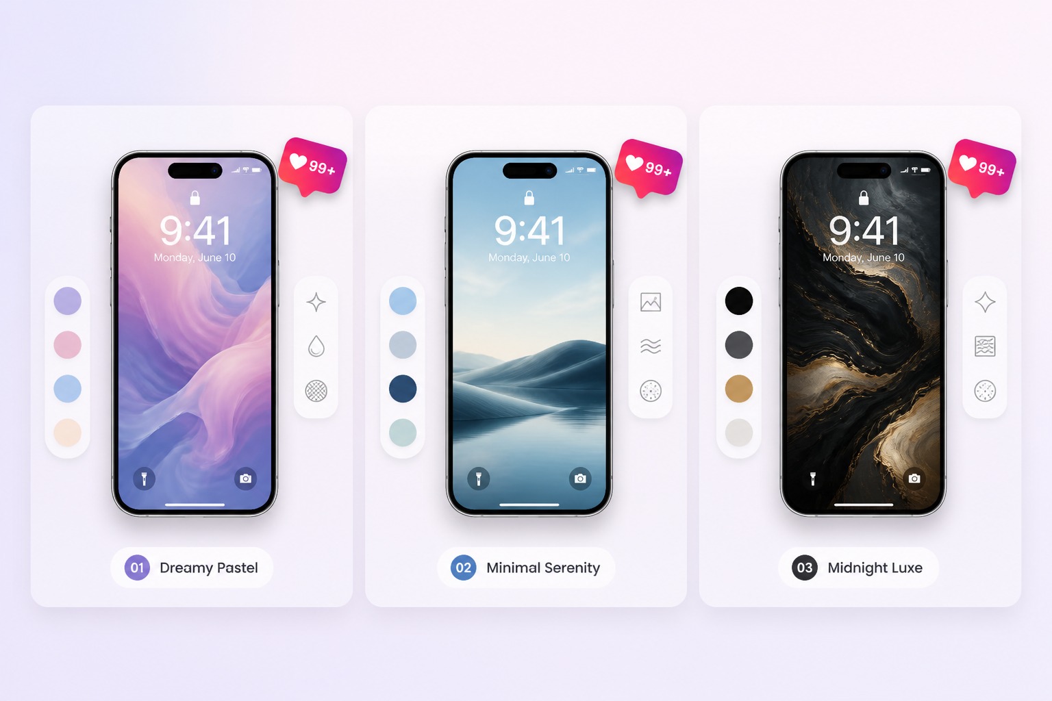 Create Ready-to-Use Phone Art example for lock screen maker