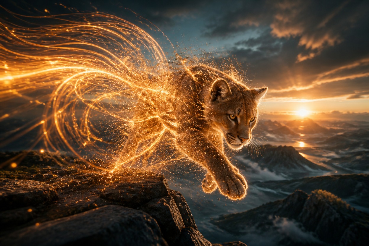 Cinematic motion scene representing Wan 3.0 video generation