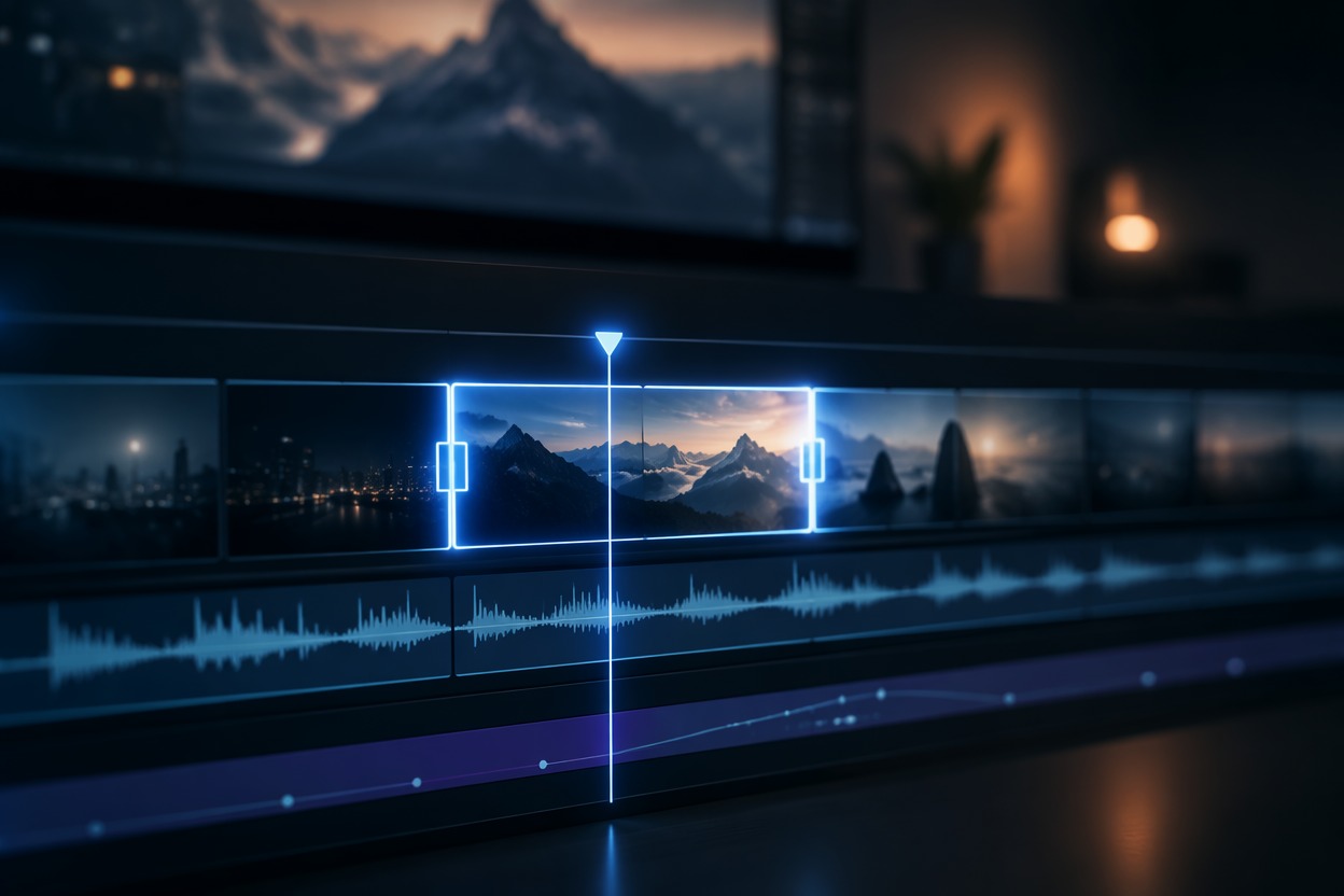 Visual del Creador de videos con IA de 60 segundos para controlar el tiempo final